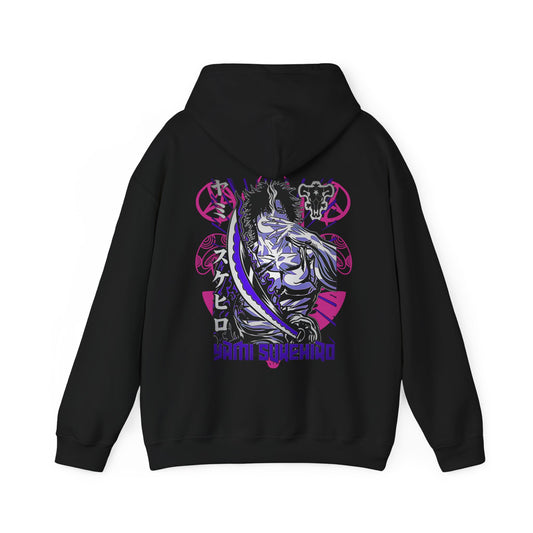 Yami Sukehiro Back Print Hoodie – Black Clover 100% Cotton Anime Hoodie for Fans