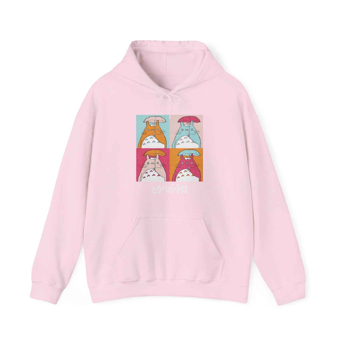 Totoro Aesthetic Art Collage Hoodie – 100% Cotton Studio Ghibli Anime Hoodie