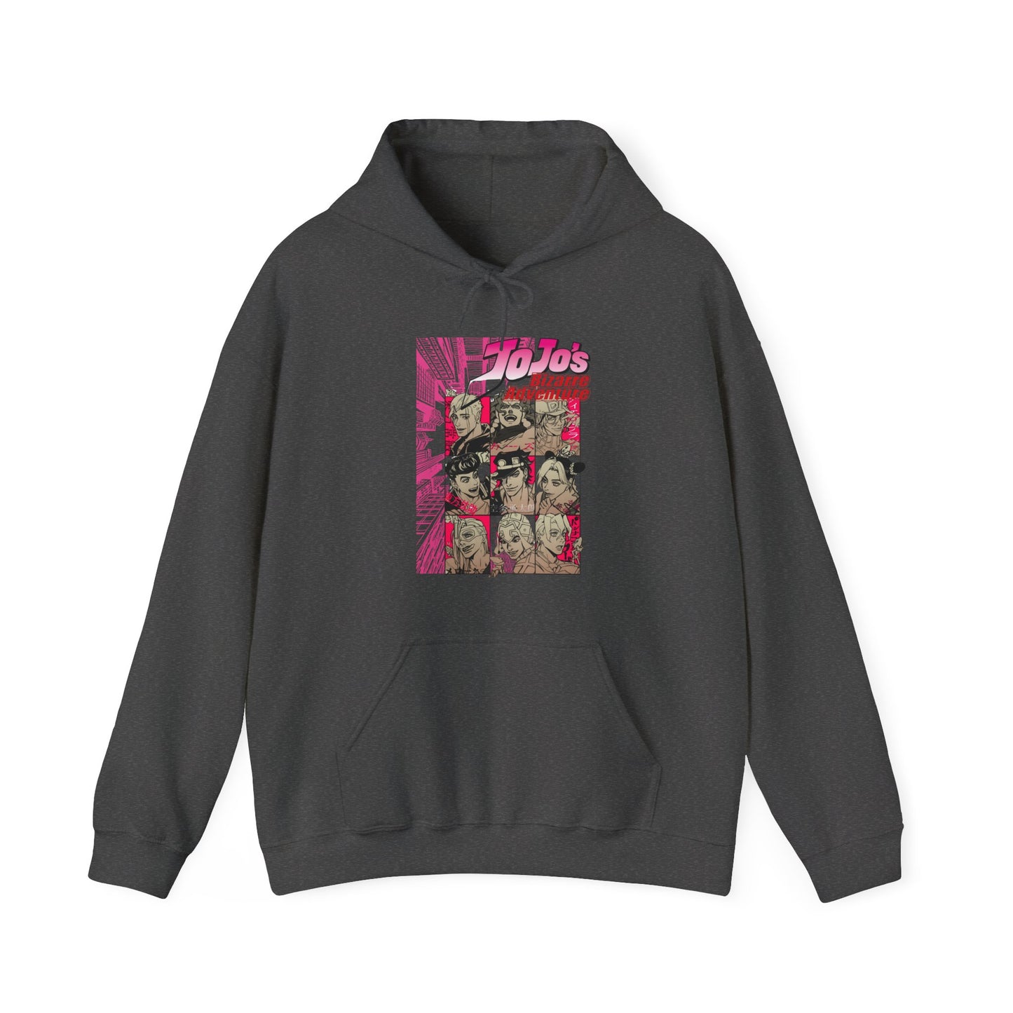 JoJo’s Bizarre Adventure Hoodie – 100% Cotton Anime Hoodie Featuring Iconic Joestar & Stand Designs – Stylish Otaku Sweatshirt