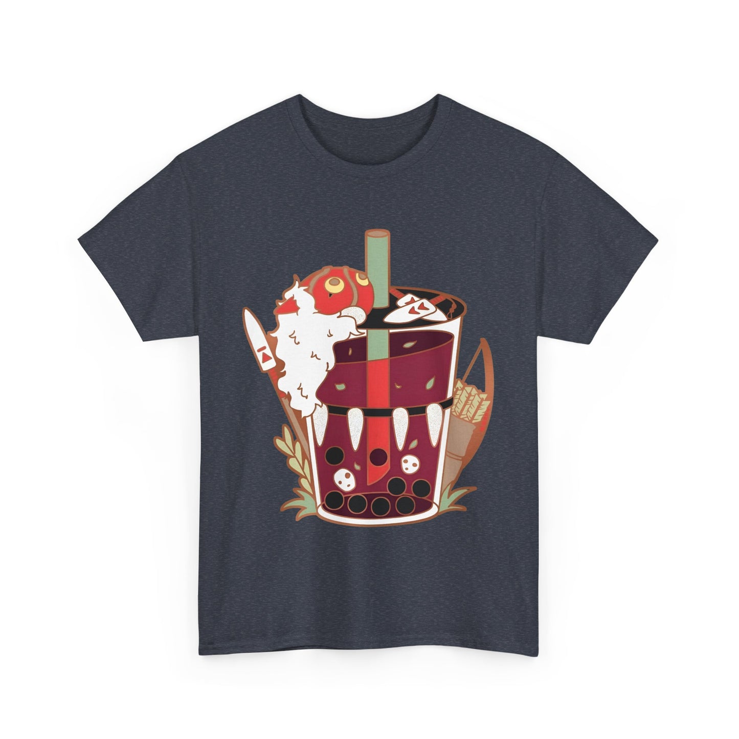 Princess Mononoke Smoothie Art T-Shirt | 100% Cotton Studio Ghibli Anime Tee