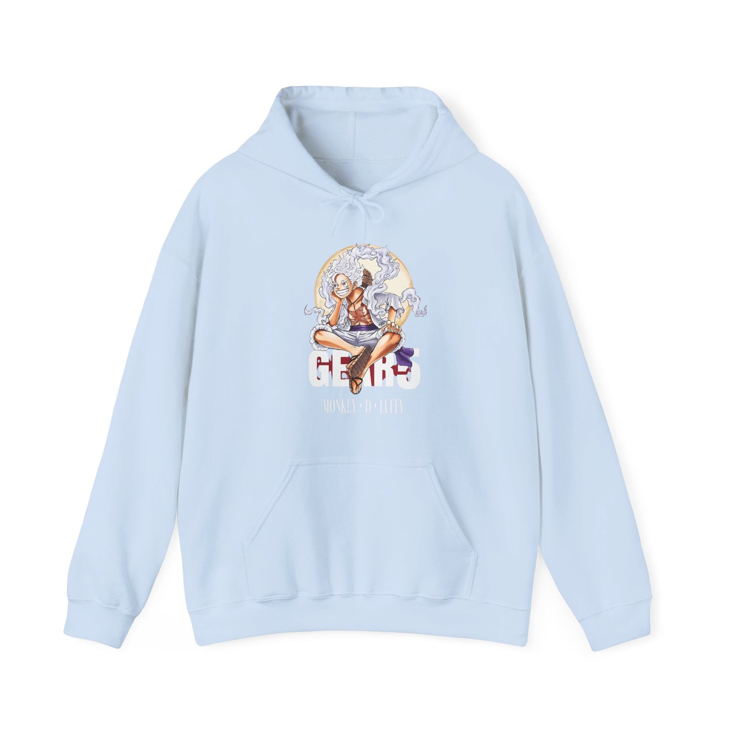 Monkey D. Luffy Gear 5 Hoodie – 100% Cotton One Piece Anime Hoodie