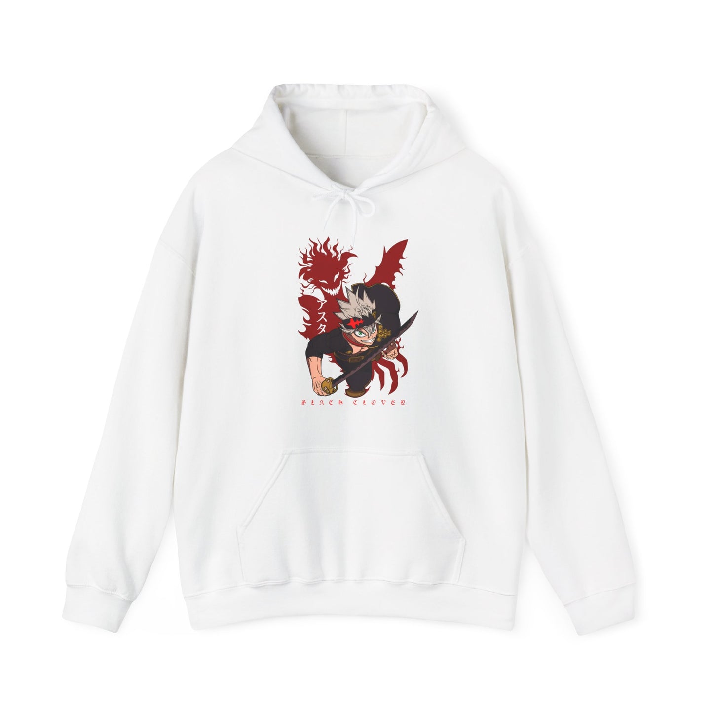 Asta Black Clover Hoodie – 100% Cotton Anime Sweatshirt for Magic Knight Fans
