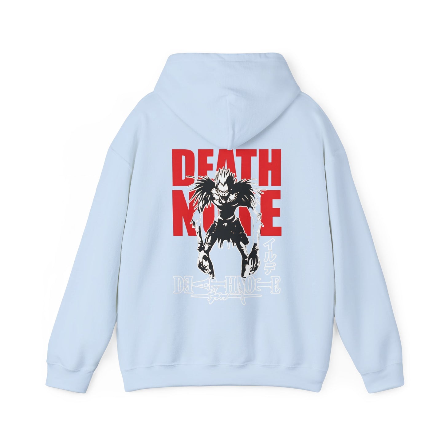 Ryuk Shinigami Death Note Back Print Hoodie – 100% Cotton Anime Sweatshirt for Dark Aesthetic Fans