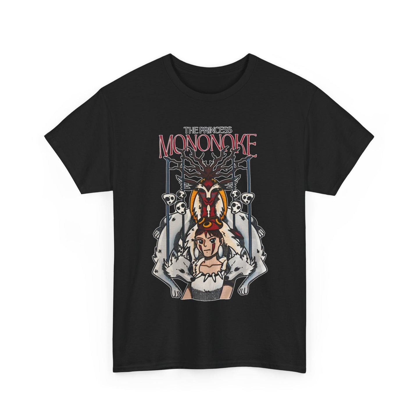 Princess Mononoke Ghibli T-Shirt 100% Cotton | Studio Ghibli Anime Art Tee