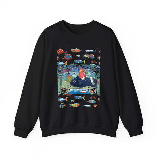 Ponyo Sea Love Sweatshirt – 100% Cotton Studio Ghibli Pullover for Anime and Ocean Lovers