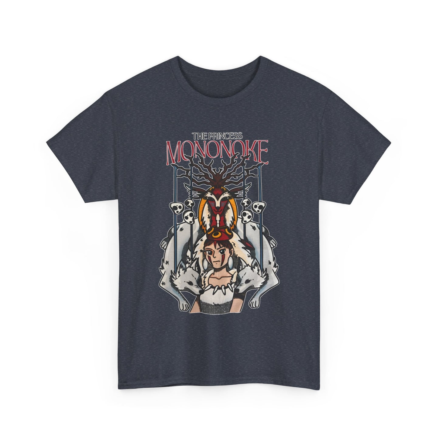 Princess Mononoke Ghibli T-Shirt 100% Cotton | Studio Ghibli Anime Art Tee