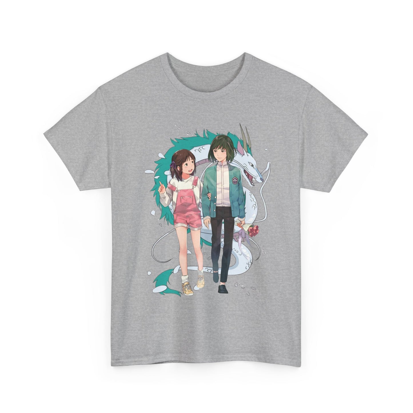 Spirited Away T-Shirt 100% Cotton Studio Ghibli Anime Graphic Tee