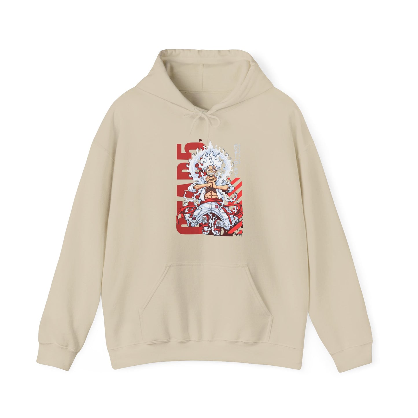 Monkey D. Luffy Hoodie – 100% Cotton One Piece Anime Sweatshirt for Fans