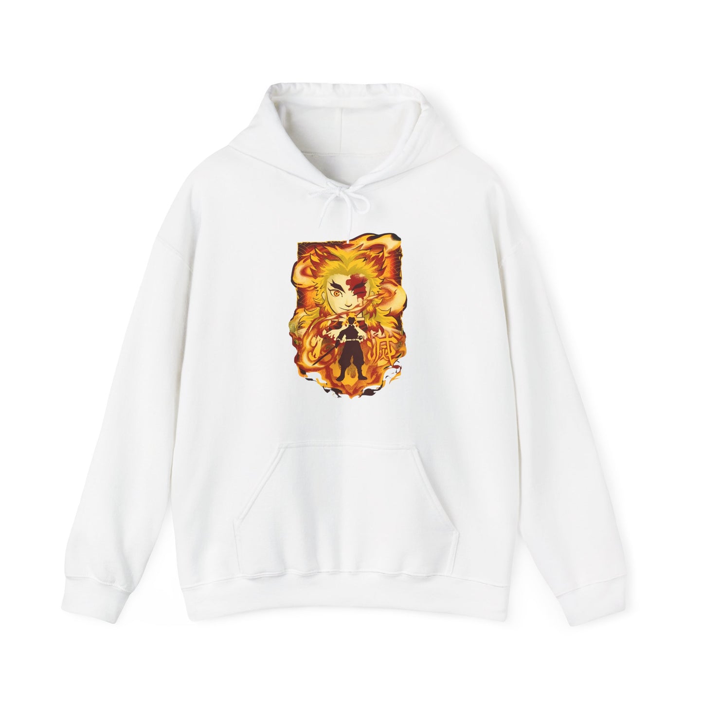Kyojuro Rengoku Demon Slayer Hoodie – 100% Cotton Anime Hoodie for Flame Hashira Fans