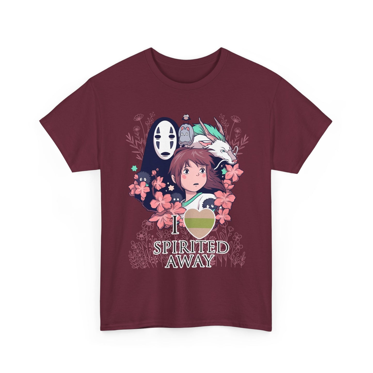 Spirited Away T-Shirt 100% Cotton Studio Ghibli Anime Tee