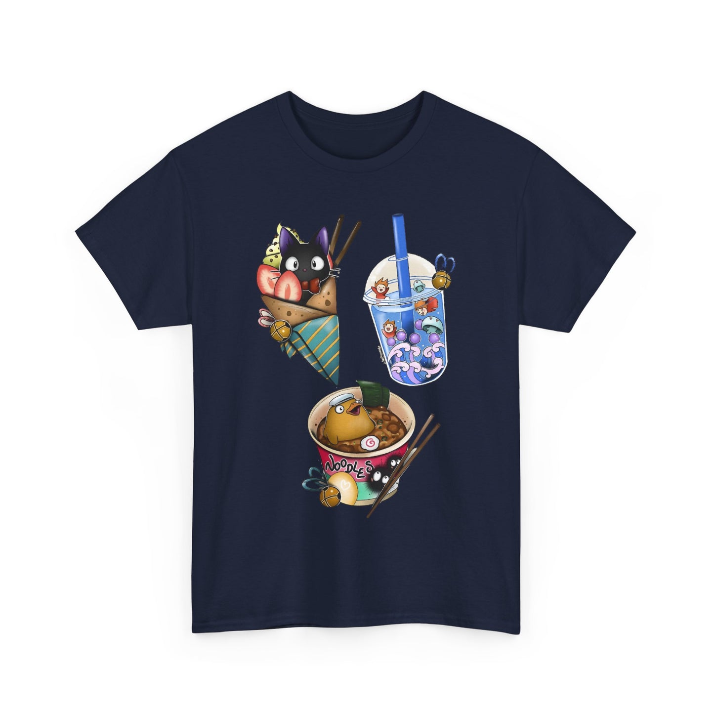 Ghibli Kawaii T-Shirt – Cute Studio Ghibli Shirt 100% Cotton Anime Tee for Fans