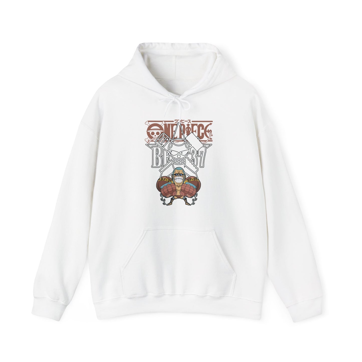 Franky One Piece Hoodie – 100% Cotton Anime Pullover for Straw Hat Fans