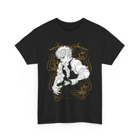 Sanemi Shinazugawa Demon Slayer T-Shirt – 100% Cotton Anime Tee for Demon Slayer Fans