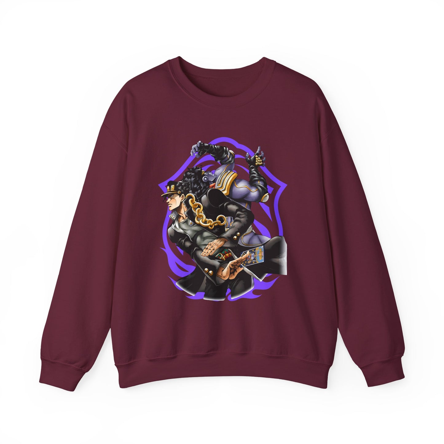 Jotaro Kujo Sweatshirt – 100% Cotton JoJo's Bizarre Adventure Anime Pullover