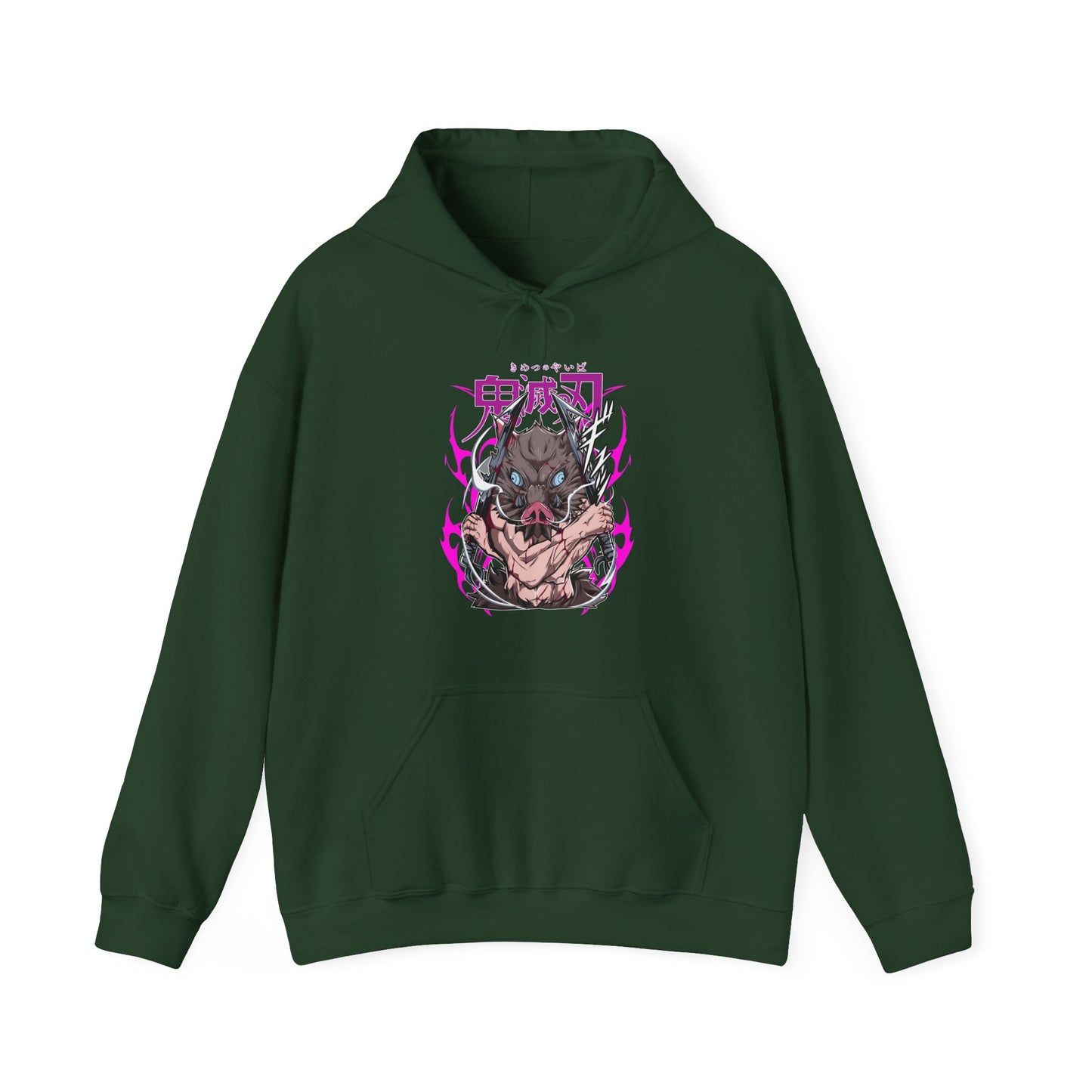 Inosuke Hashibira Demon Slayer Hoodie – 100% Cotton Anime Hoodie for Boar Head Fans