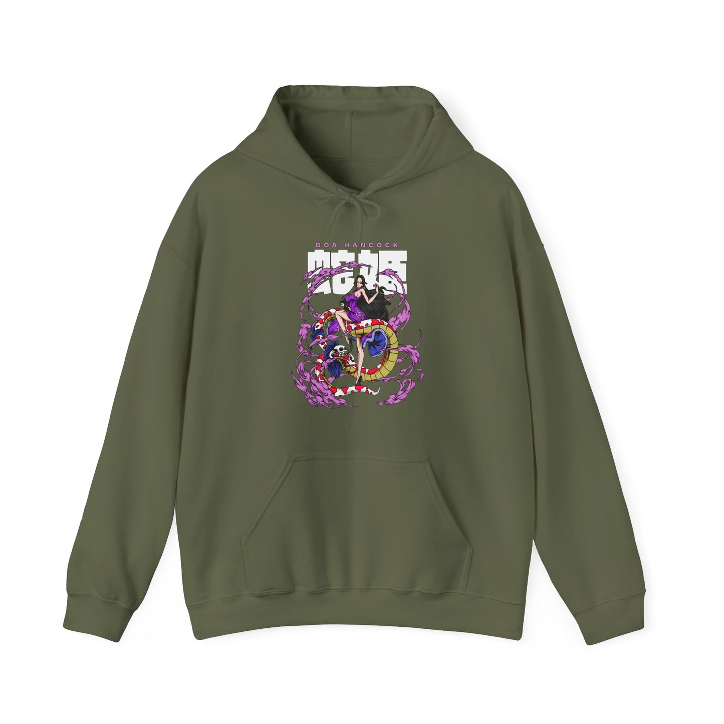 Boa Hancock Hoodie – 100% Cotton One Piece Anime Hoodie for True Fans