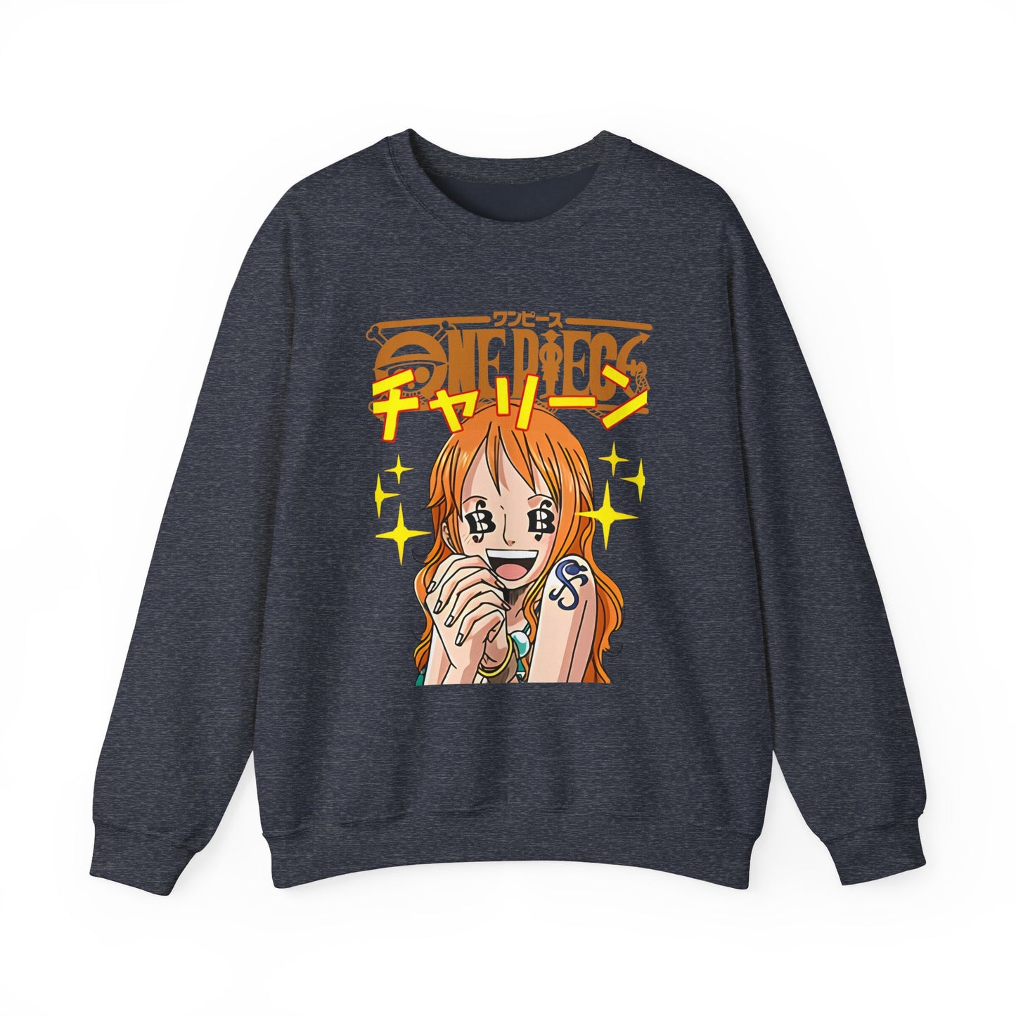 Nami One Piece Sweatshirt – 100% Cotton Anime Pullover for Straw Hat Fans