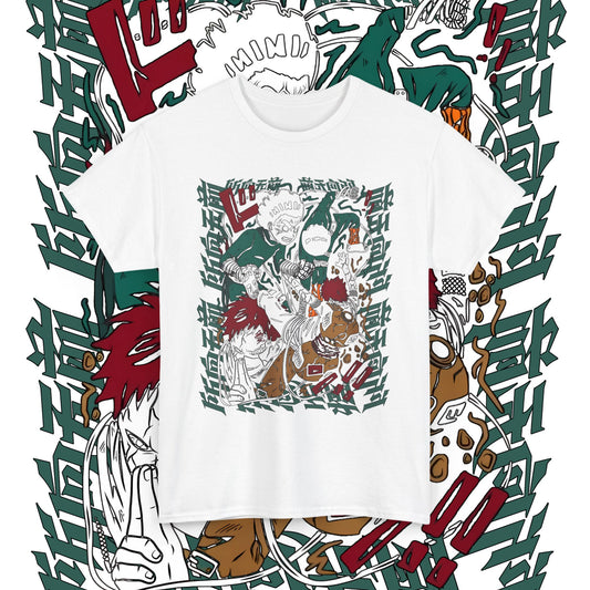 Rock Lee Naruto Graphic Tee – 100% Cotton Anime Shirt