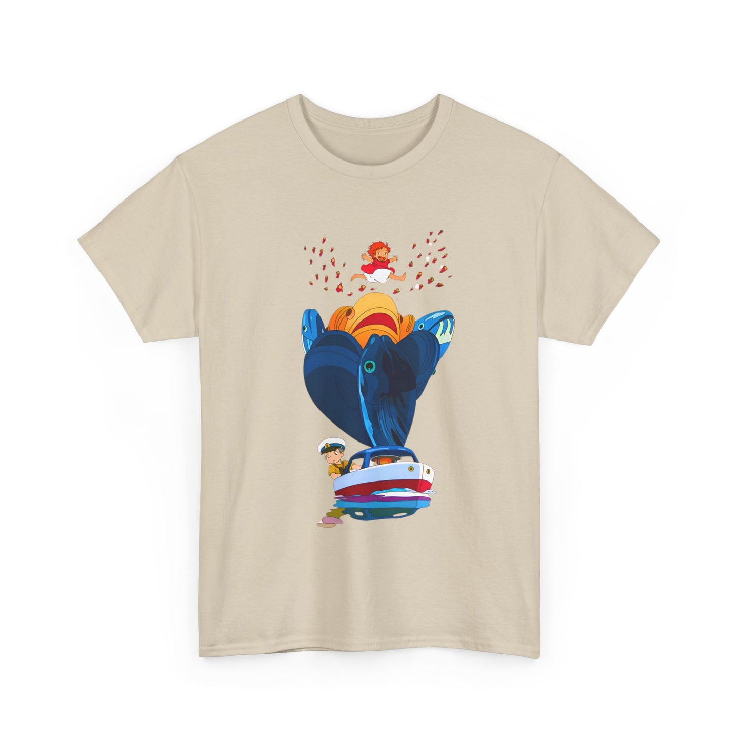 Ponyo and Sosuke Sea Dreams T-Shirt – 100% Cotton Studio Ghibli Inspired Tee