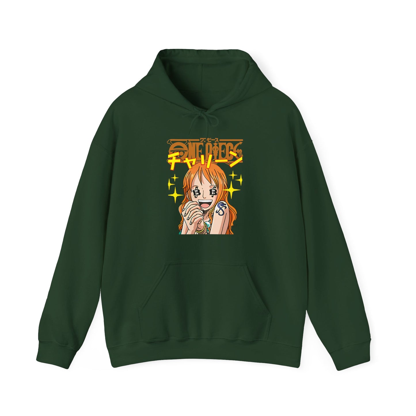 Nami One Piece Hoodie – 100% Cotton Anime Hoodie for Straw Hat Pirate Fan