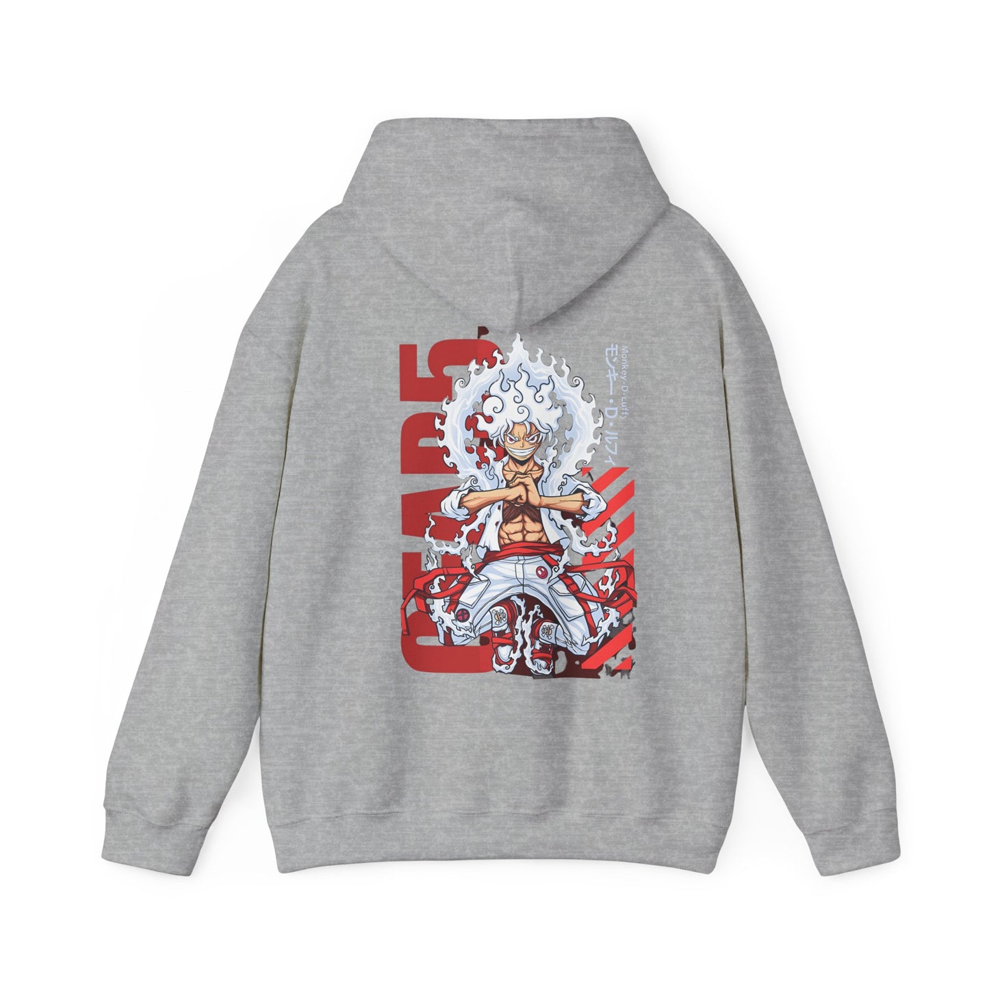 Monkey D. Luffy Back Print Hoodie – 100% Cotton One Piece Anime Streetwear