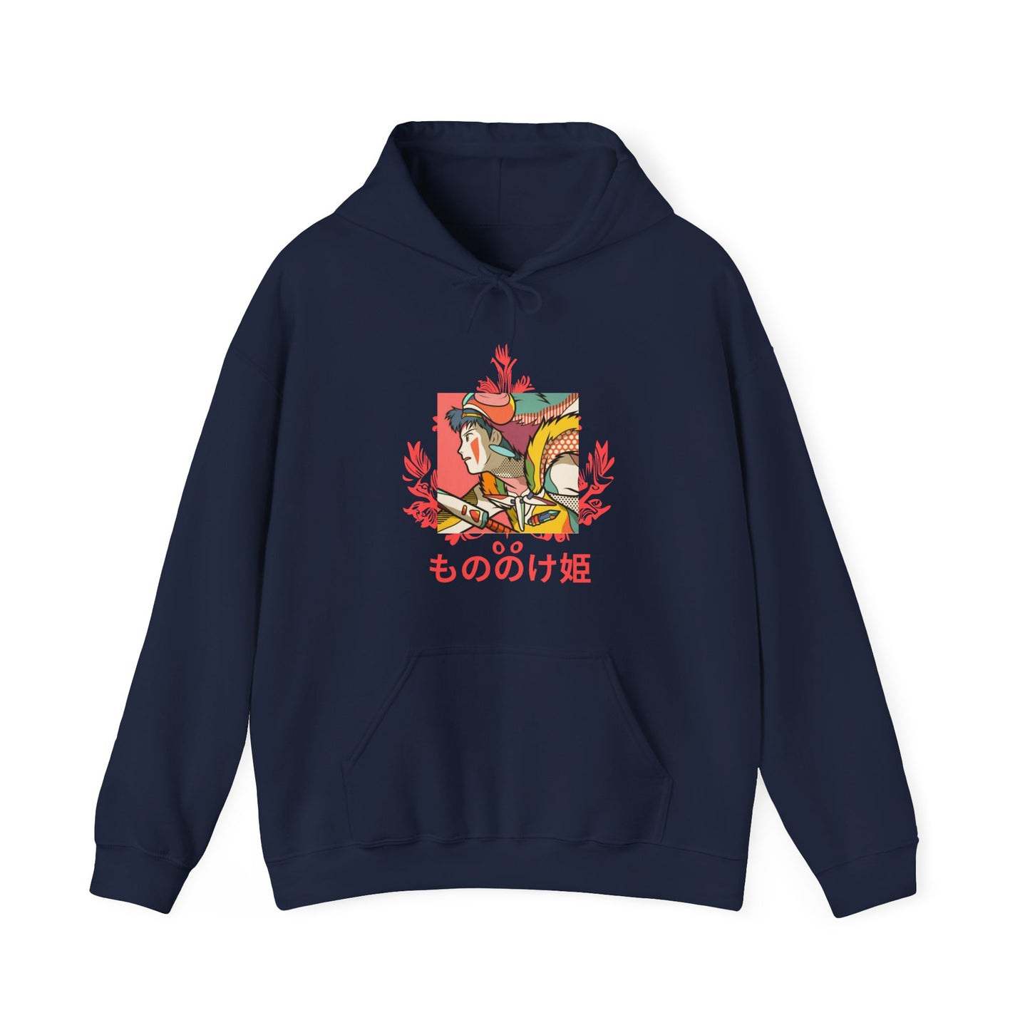 Princess Mononoke Hoodie – 100% Cotton Studio Ghibli Pullover for Anime Fans