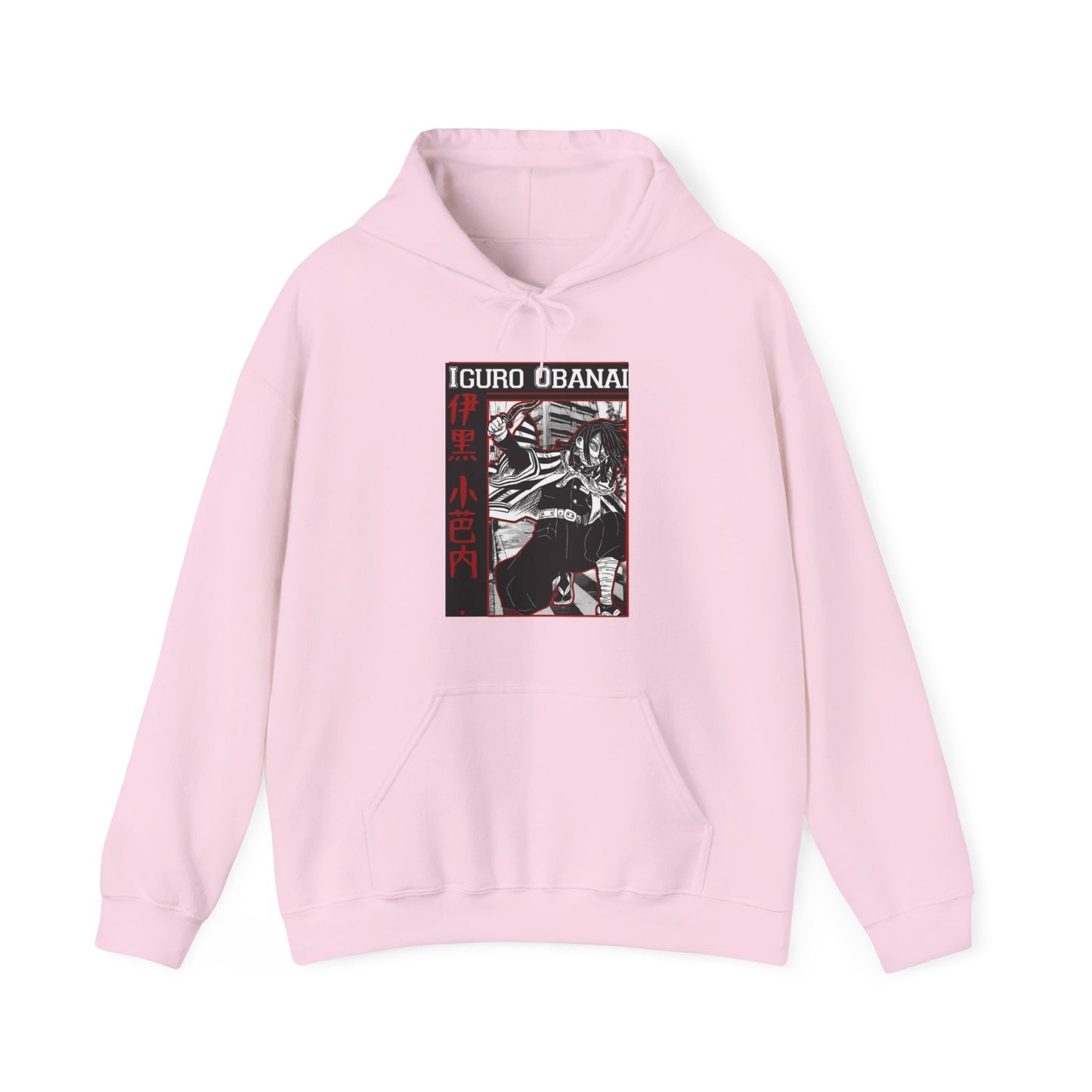 Iguro Obanai Demon Slayer Hoodie – 100% Cotton Anime Hoodie Featuring the Serpent Hashira