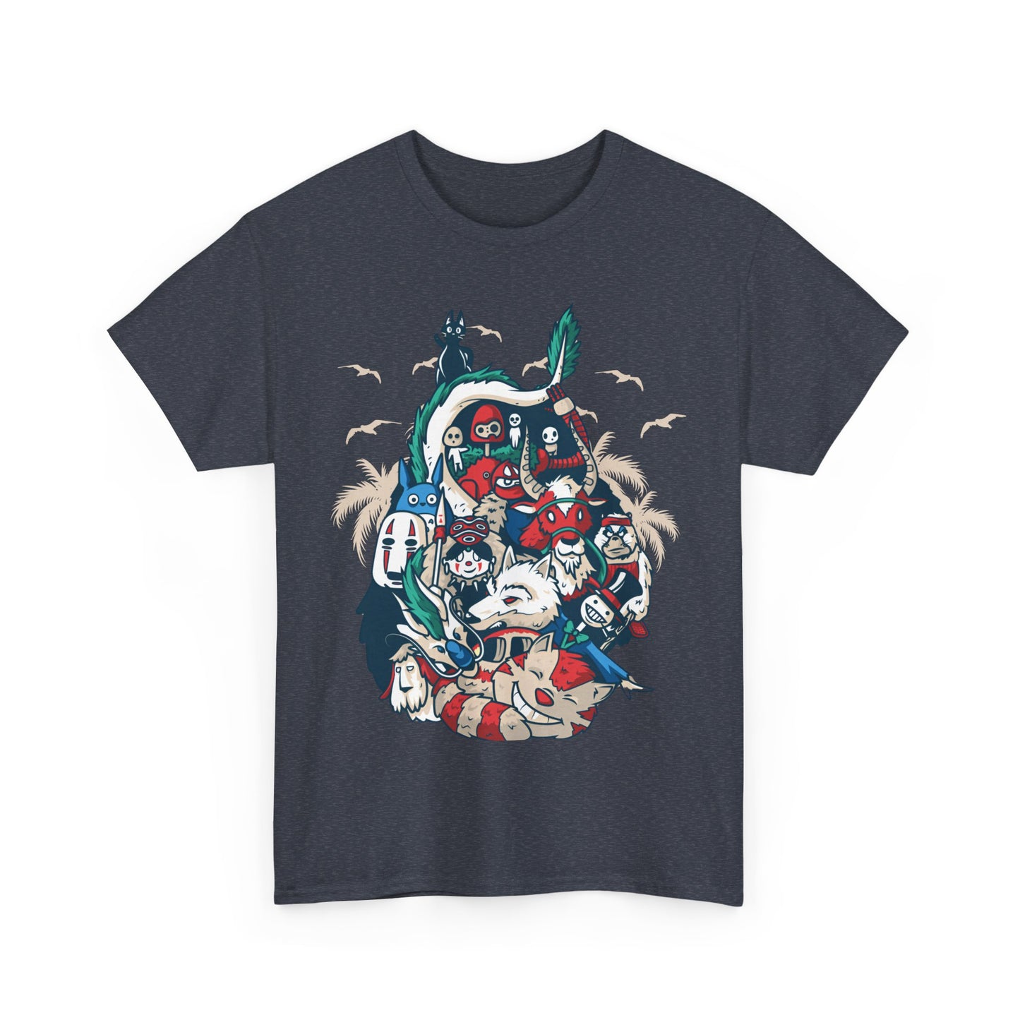 Studio Ghibli Staff T-Shirt 100% Cotton | Anime Graphic Tee