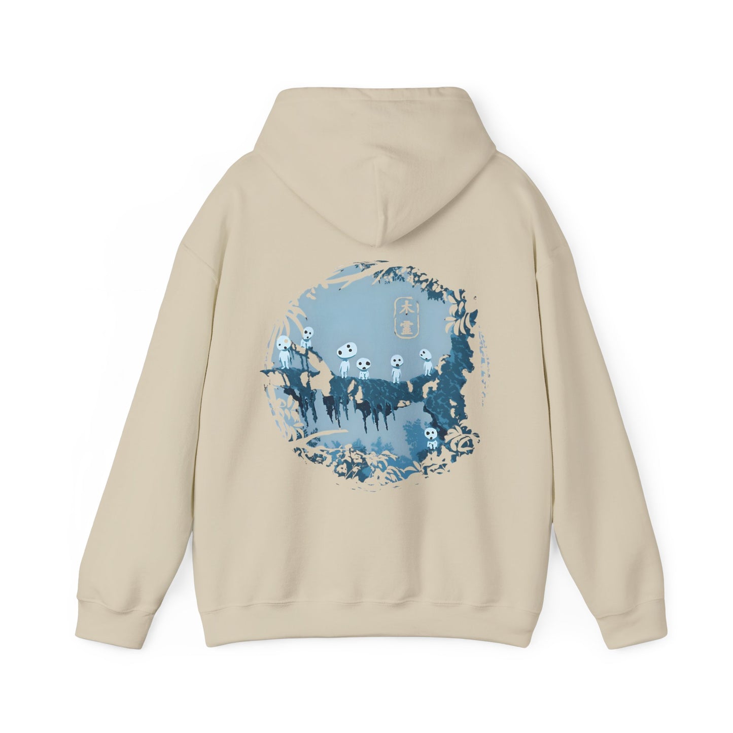 Kodama Tree Forest Back Print Hoodie – 100% Cotton Studio Ghibli Inspired Hoodie from Princess Mononoke