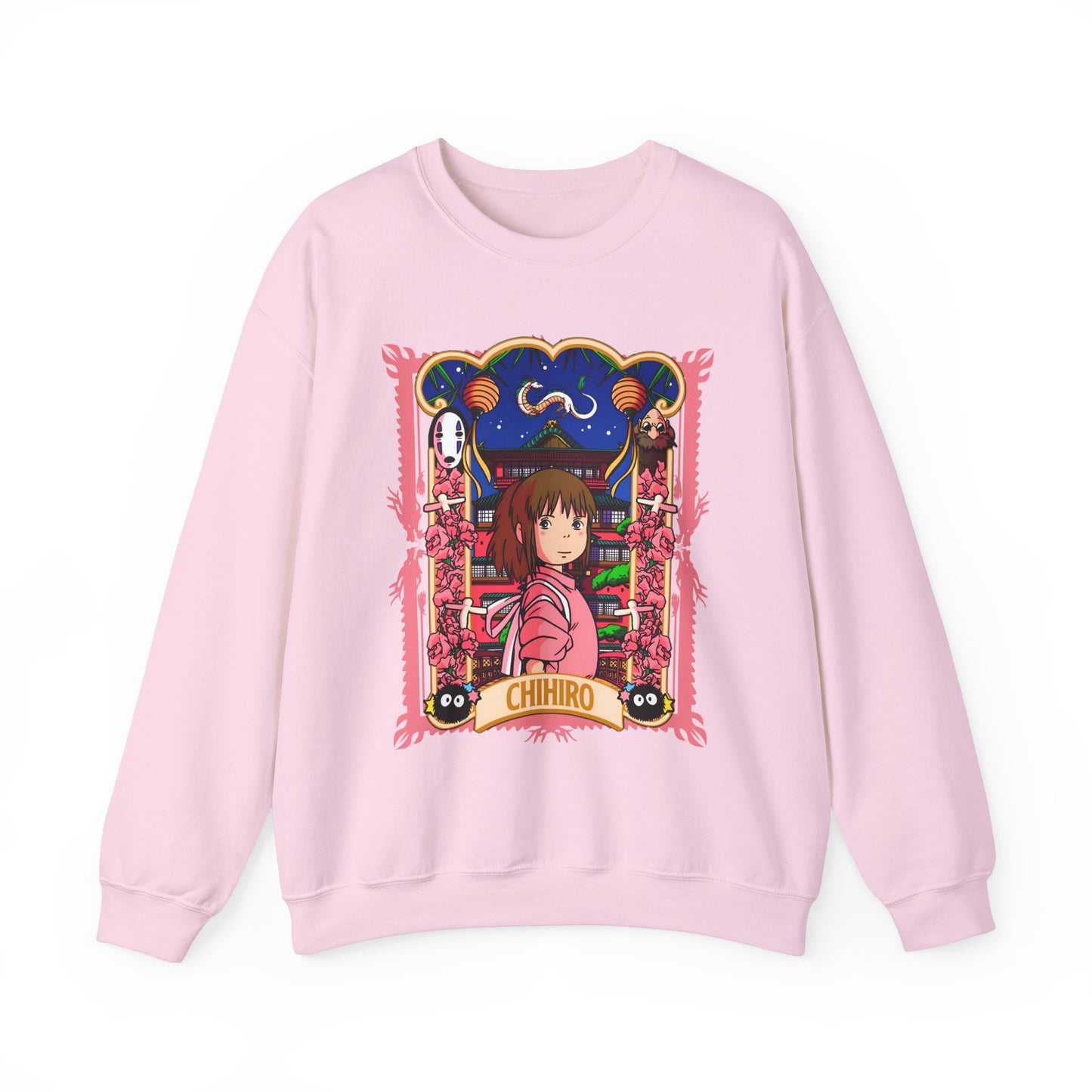 Spirited Away Chihiro Sweatshirt – 100% Cotton Studio Ghibli Pullover for Anime Fans