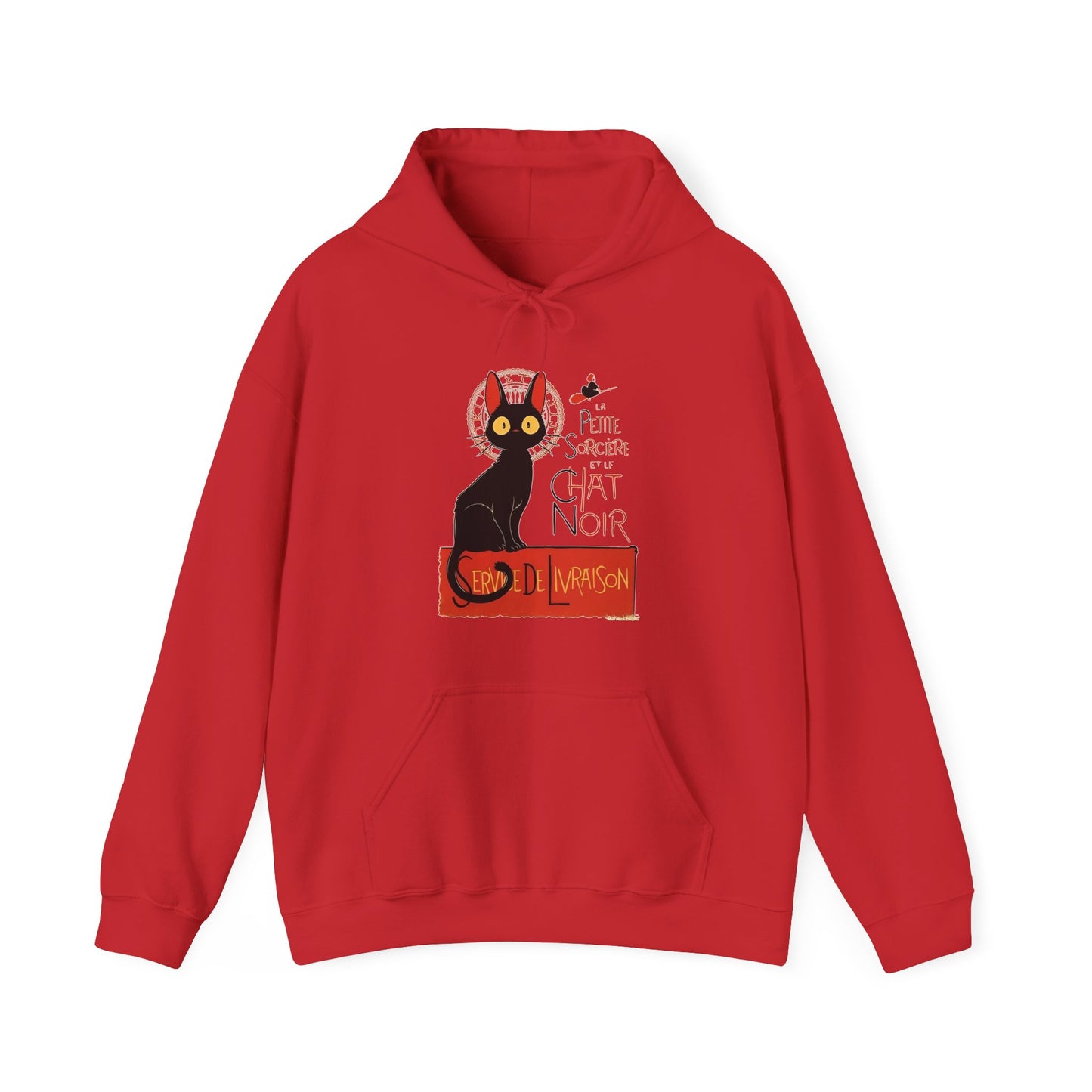 Kiki's Delivery Service Hoodie – 100% Cotton Studio Ghibli Anime Pullover | Service de Livraison