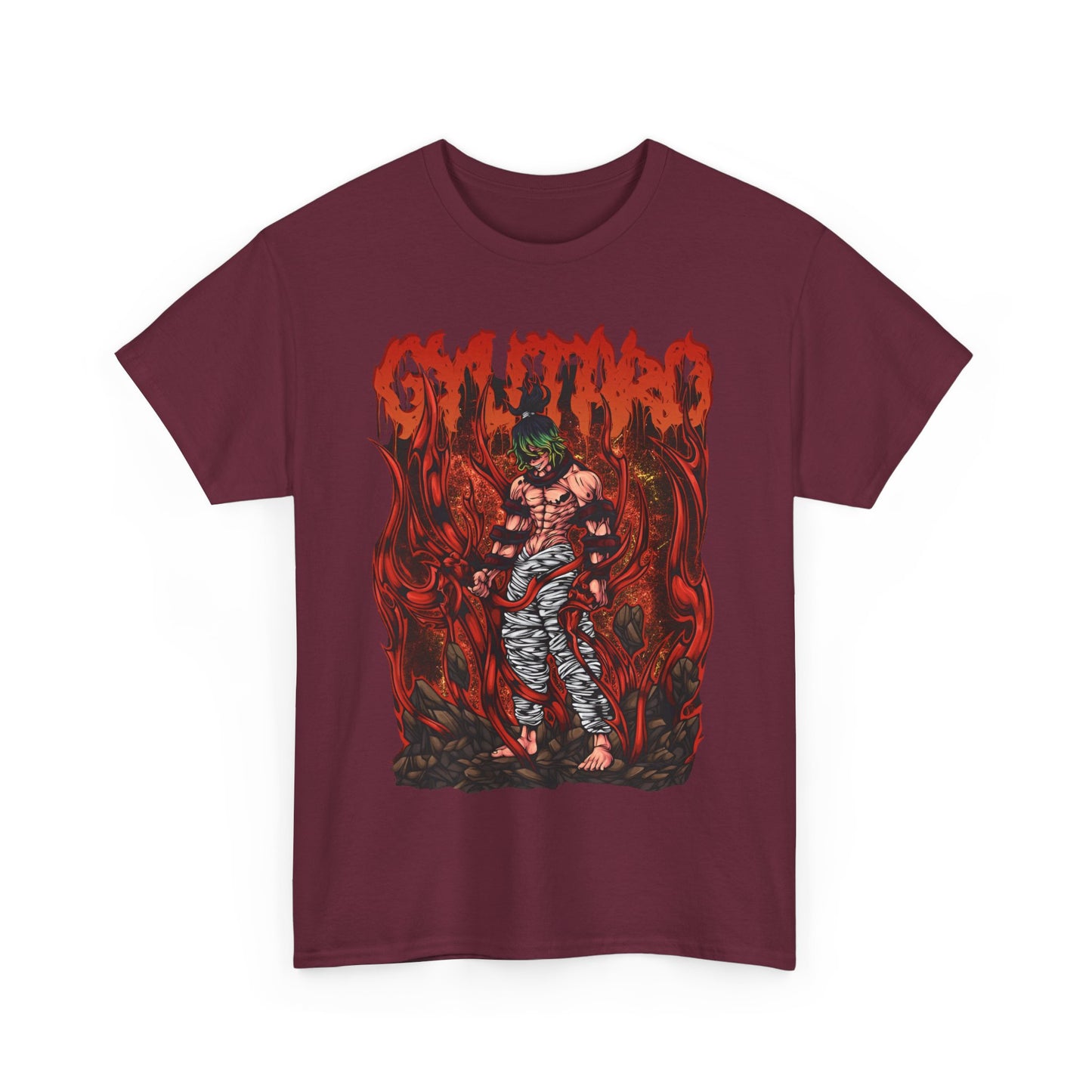 Gyutaro Demon Slayer T-Shirt – 100% Cotton Anime Tee for Upper Moon Six Fans