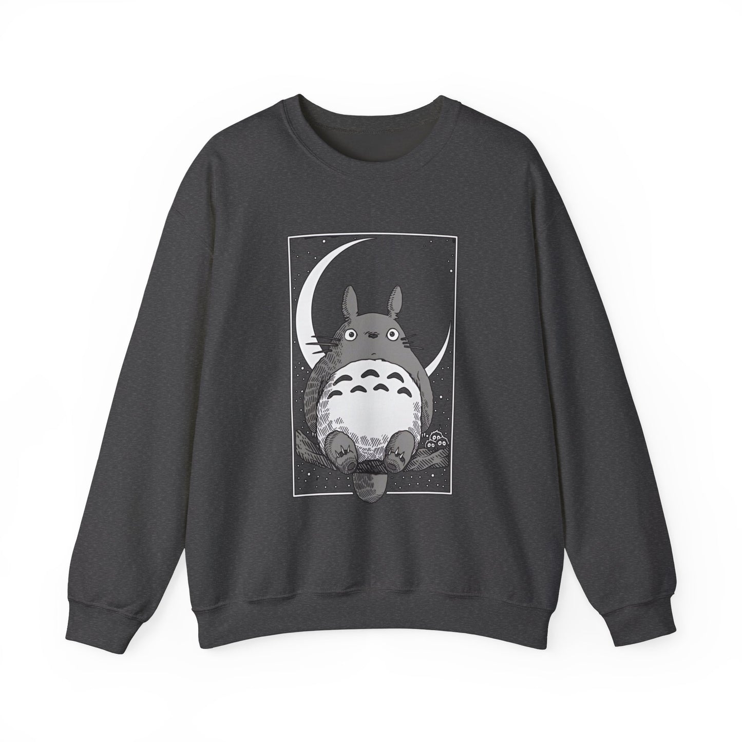 Totoro Night Dreams Sweatshirt – Cozy 100% Cotton Studio Ghibli Pullover for Anime Lovers