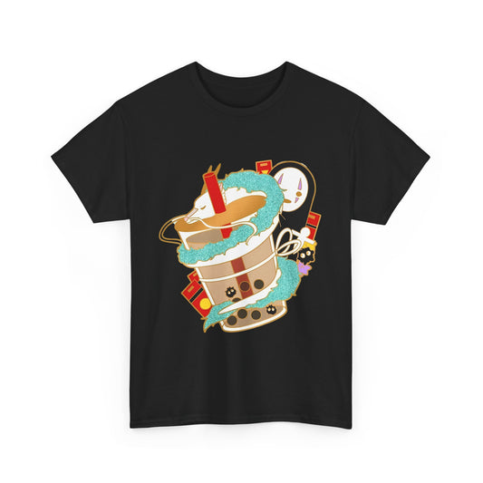 Spirited Away Smoothie Art T-Shirt | 100% Cotton Studio Ghibli Anime Tee