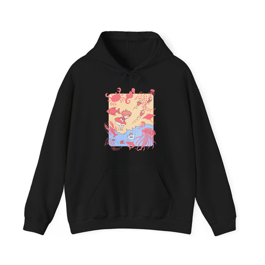 Ponyo Sea World Hoodie – 100% Cotton Studio Ghibli Ocean Anime Hoodie