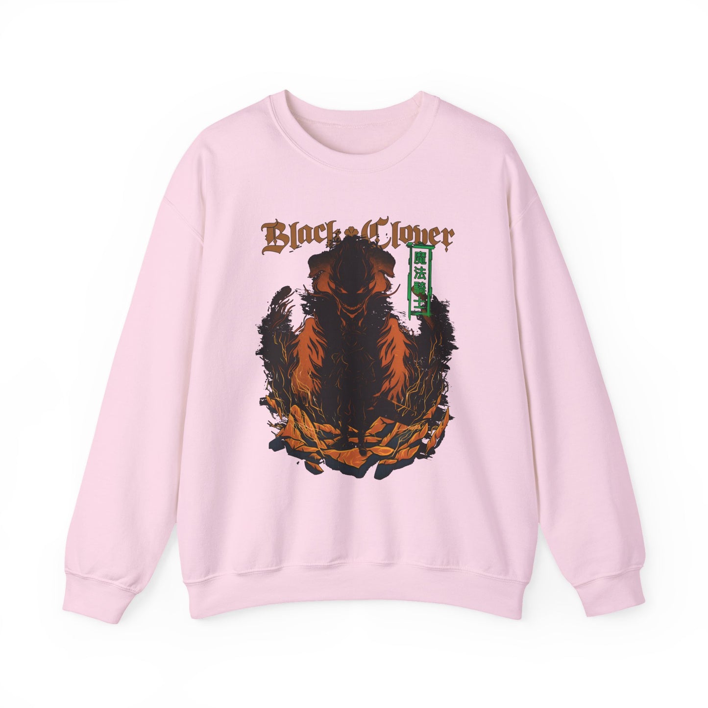 Black Clover Mythology Sweatshirt – 100% Cotton Anime Pullover for Magic and Fantasy Fans