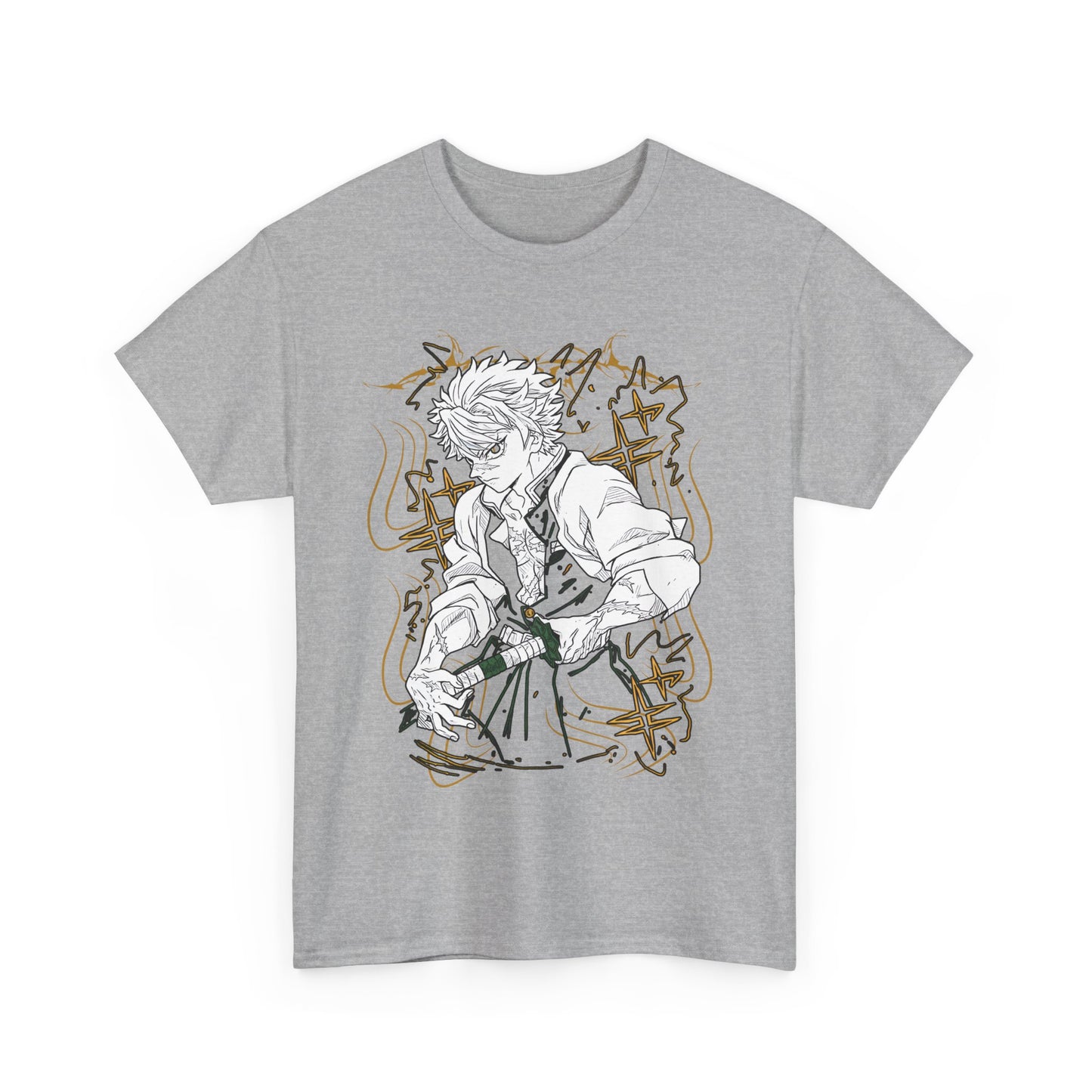 Sanemi Shinazugawa Demon Slayer T-Shirt – 100% Cotton Anime Tee for Demon Slayer Fans