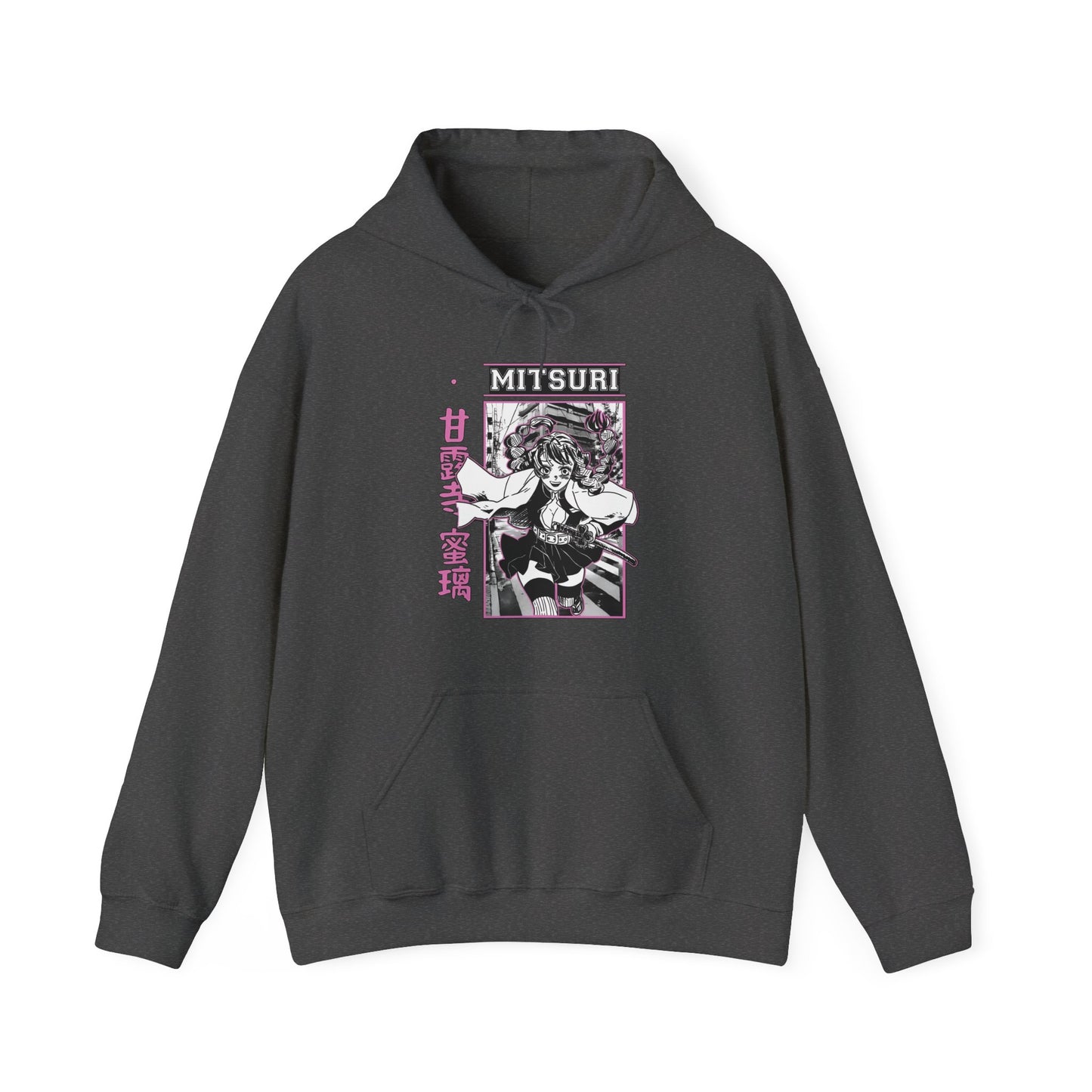Mitsuri Kanroji Demon Slayer Hoodie – 100% Cotton Love Hashira Anime Pullover