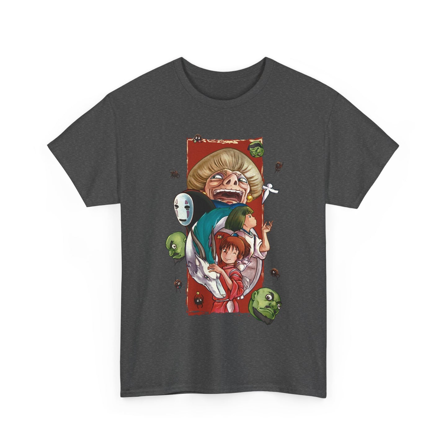 Spirited Away T-Shirt 100% Cotton | Studio Ghibli Art Canvas Anime Tee