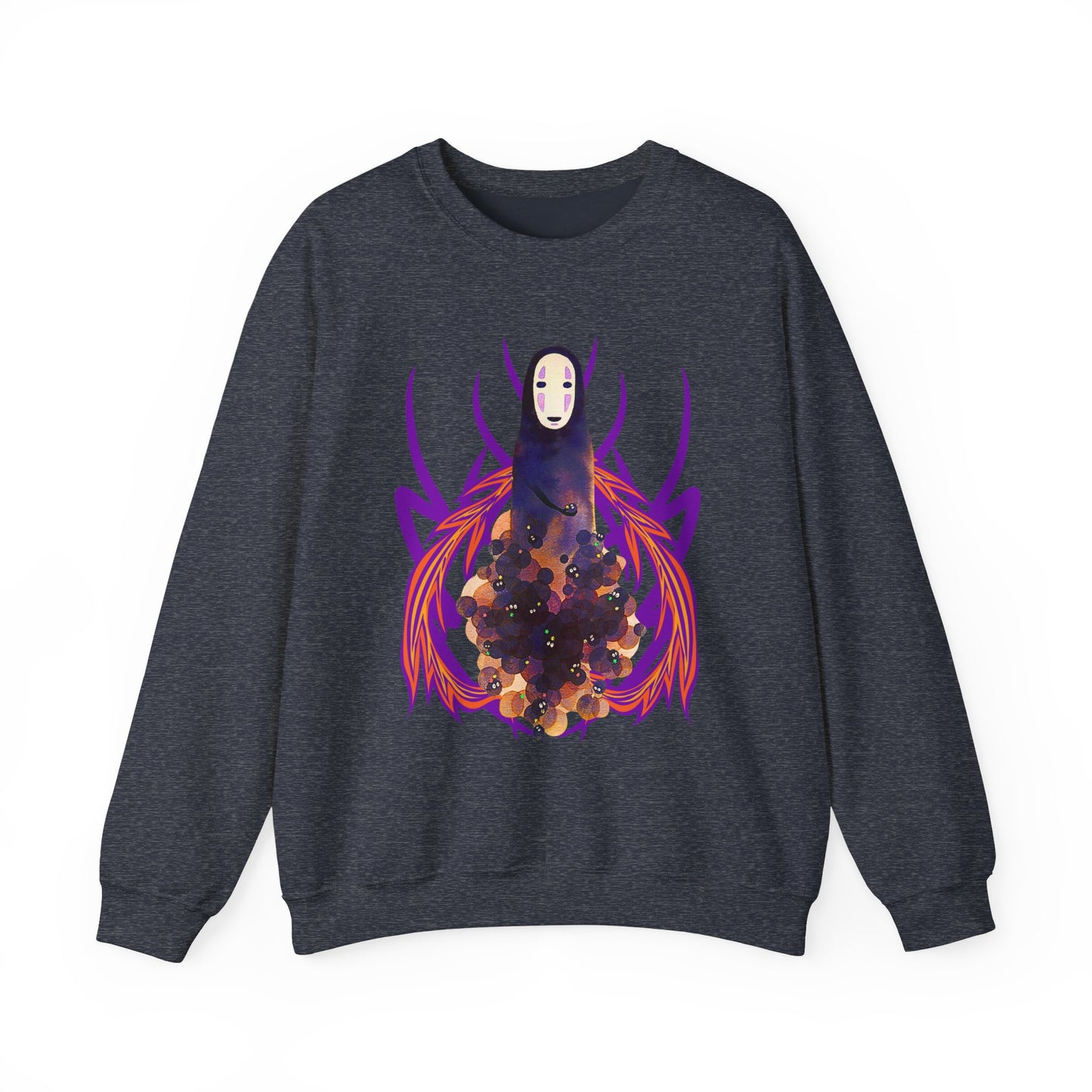 No Face Studio Ghibli Sweatshirt – 100% Cotton Spirited Away Anime Pullover