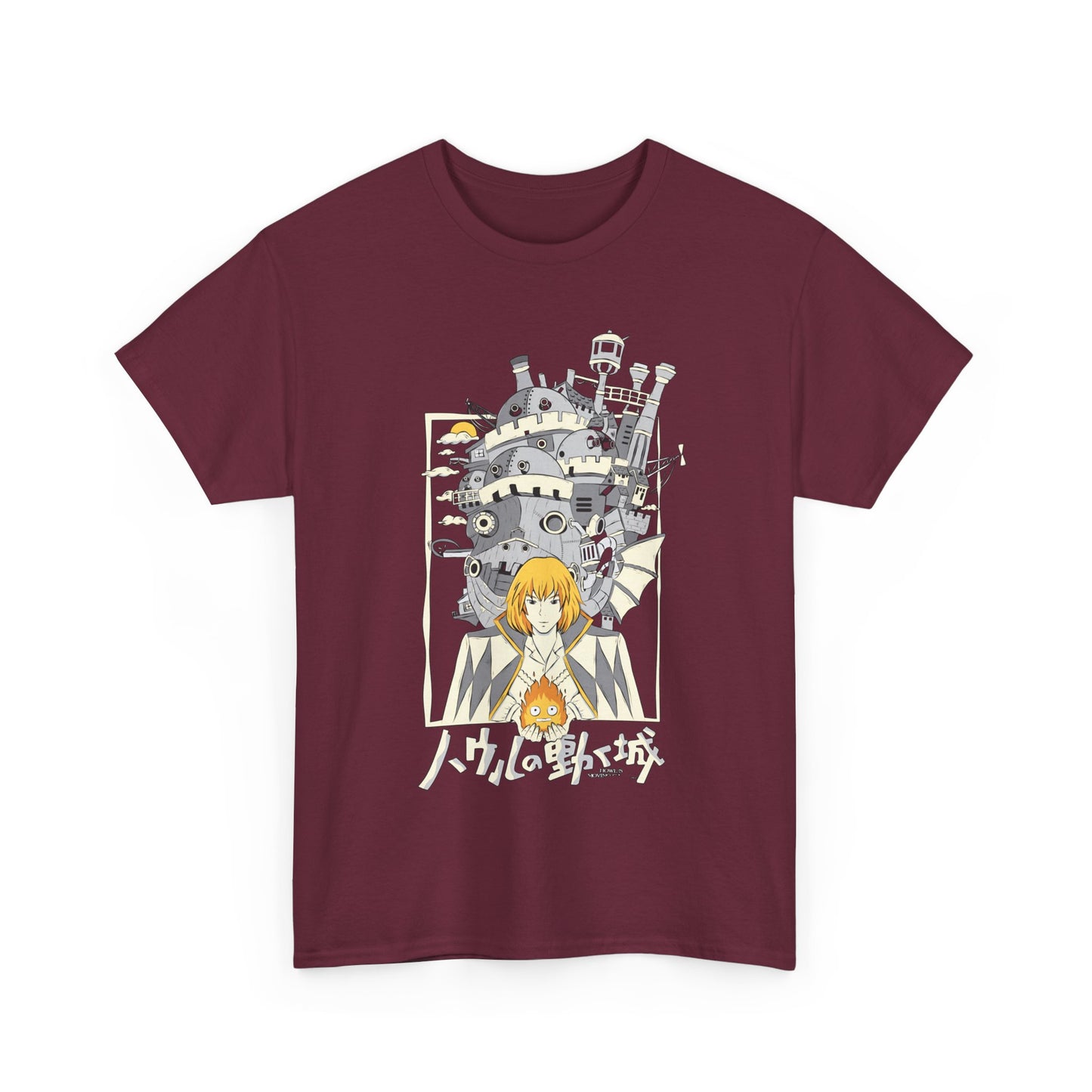 Howl’s Moving Castle Portrait T-Shirt | Studio Ghibli Anime Cotton Tee