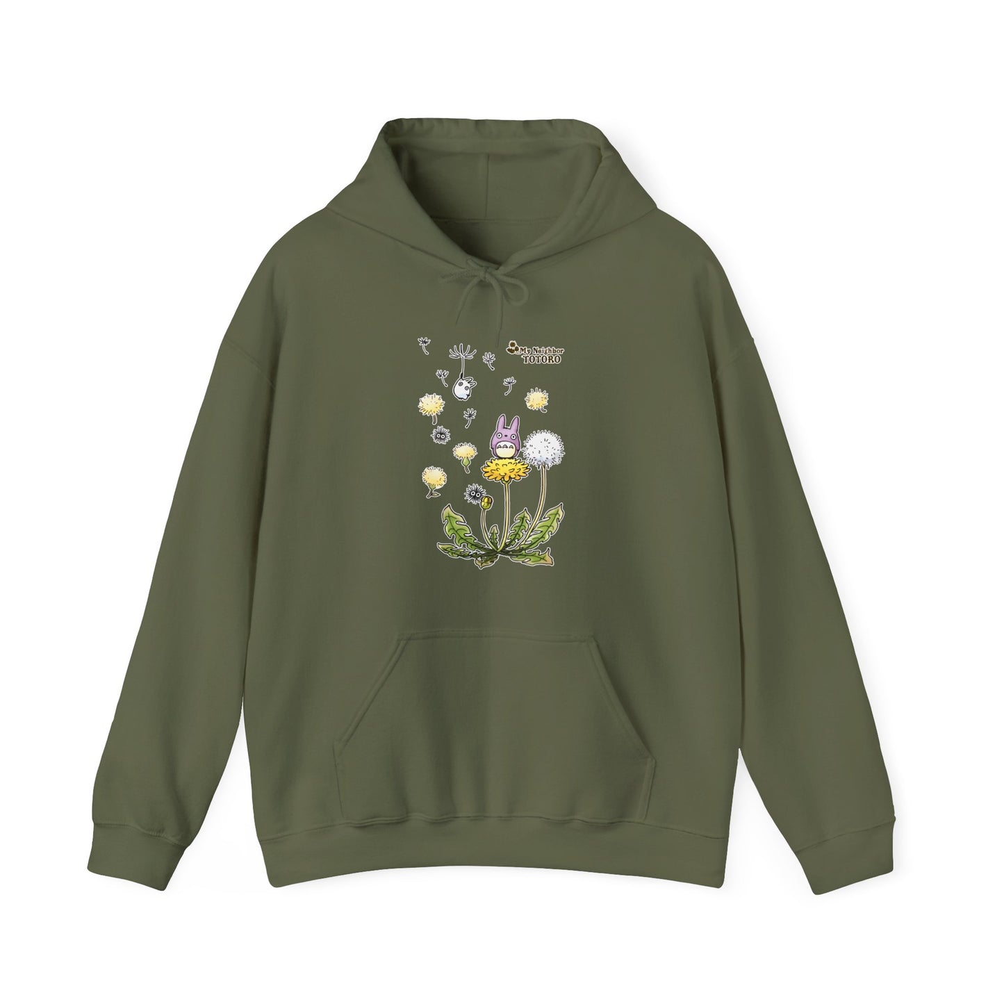 My Neighbor Totoro Woods Hoodie – 100% Cotton Studio Ghibli Forest Pullover