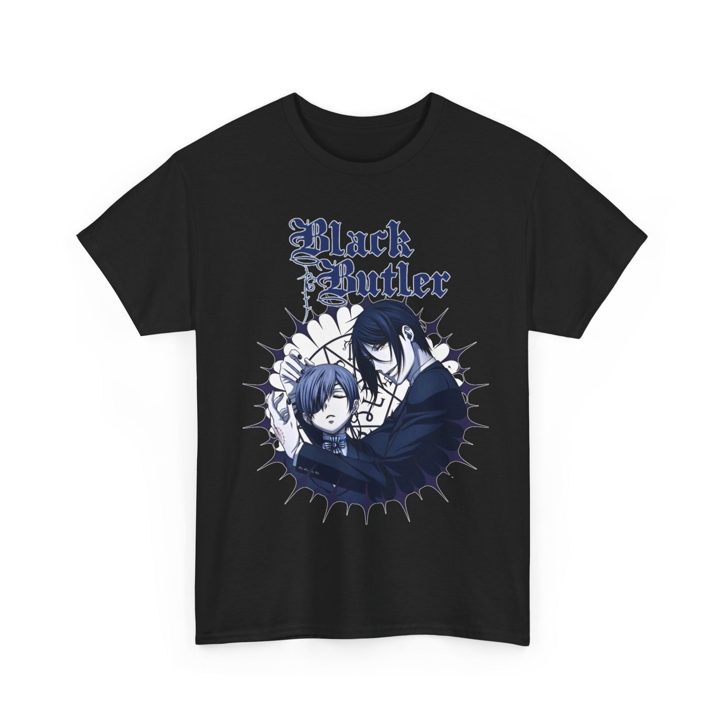 Black Butler T-Shirt – 100% Cotton Anime Tee Featuring Sebastian Michaelis