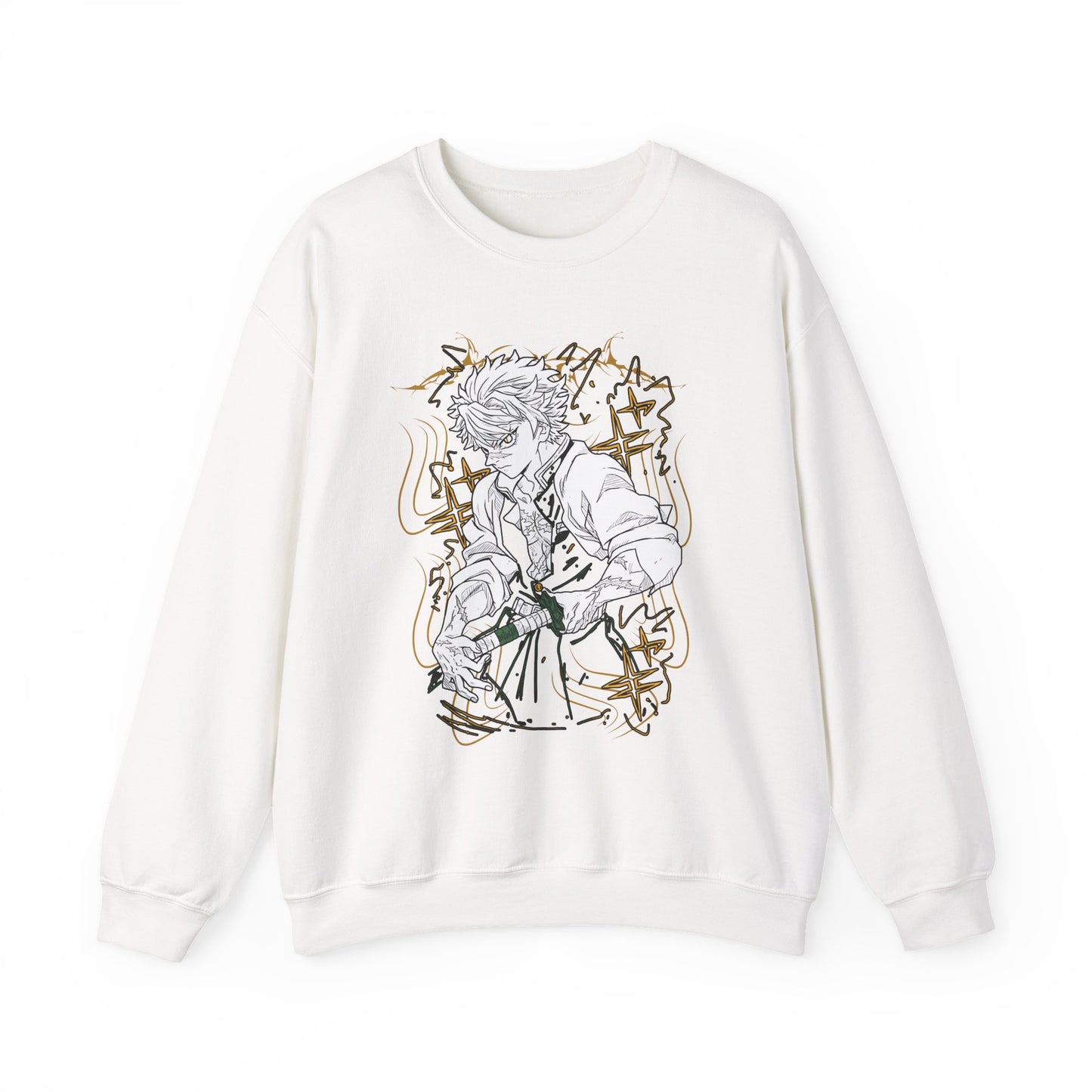 Sanemi Shinazugawa Demon Slayer Sweatshirt – 100% Cotton Anime Pullover for Kimetsu no Yaiba Fans