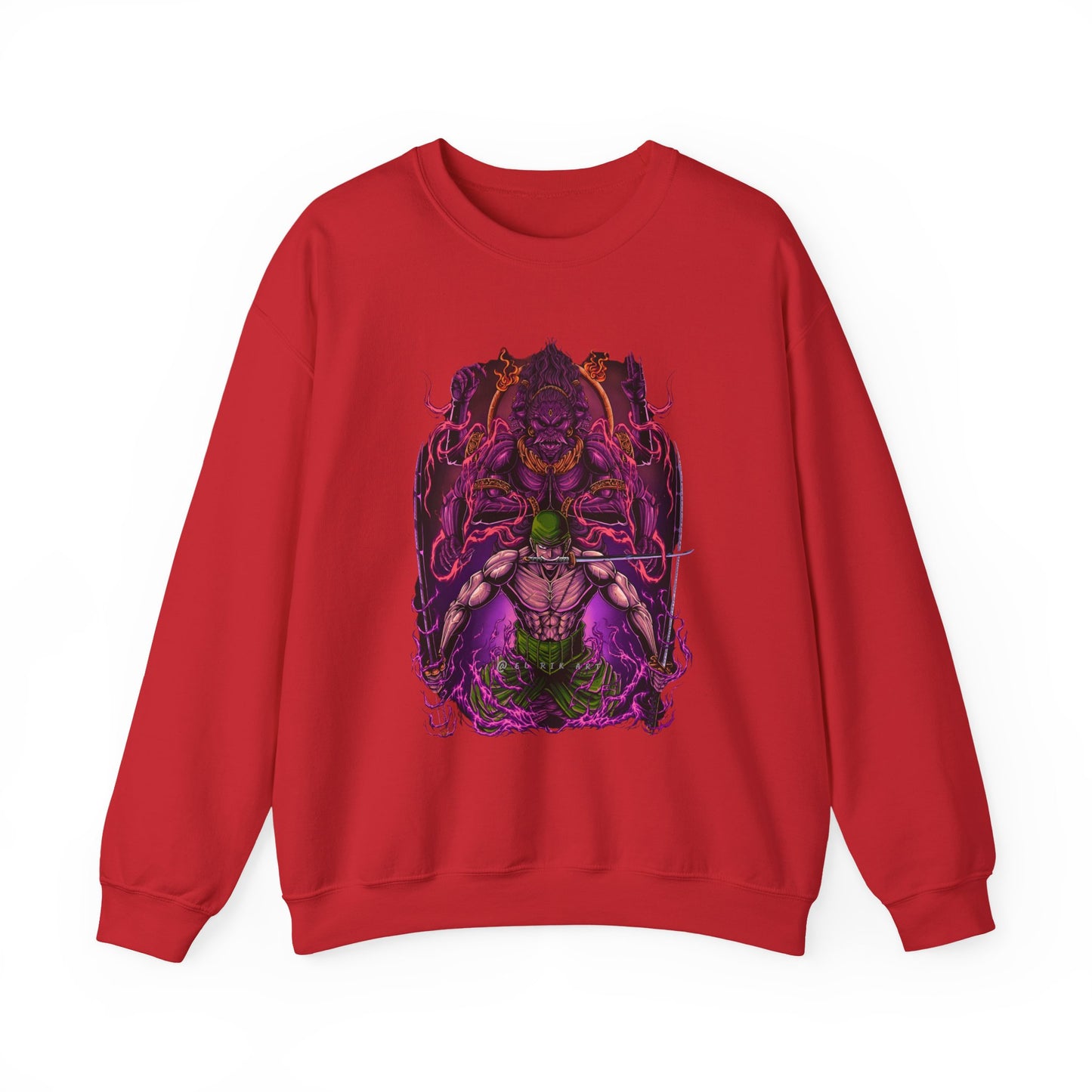 Roronoa Zoro Sweatshirt – 100% Cotton One Piece Anime Crewneck