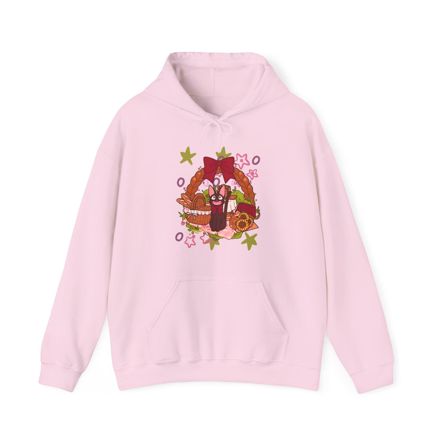 Jiji Cat Gift Hoodie – 100% Cotton Studio Ghibli Inspired Anime Hoodie for Fans
