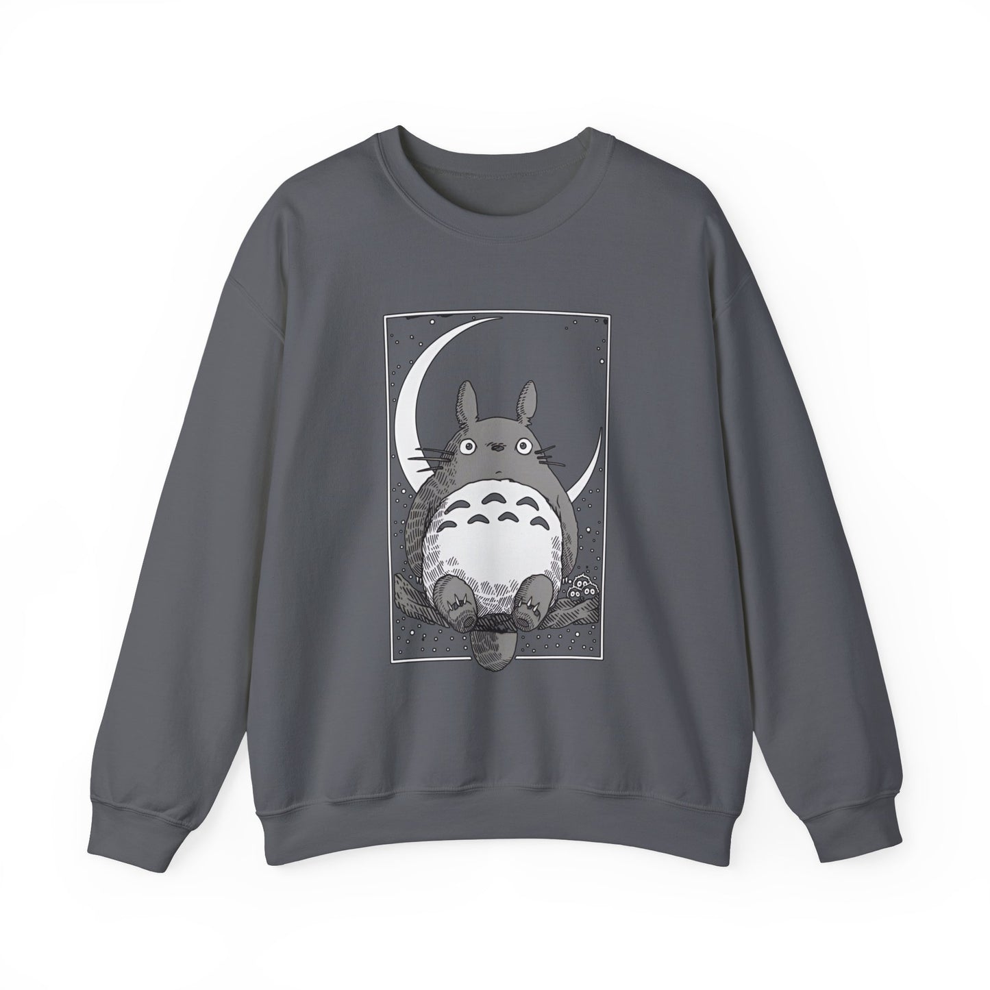 Totoro Night Dreams Sweatshirt – Cozy 100% Cotton Studio Ghibli Pullover for Anime Lovers