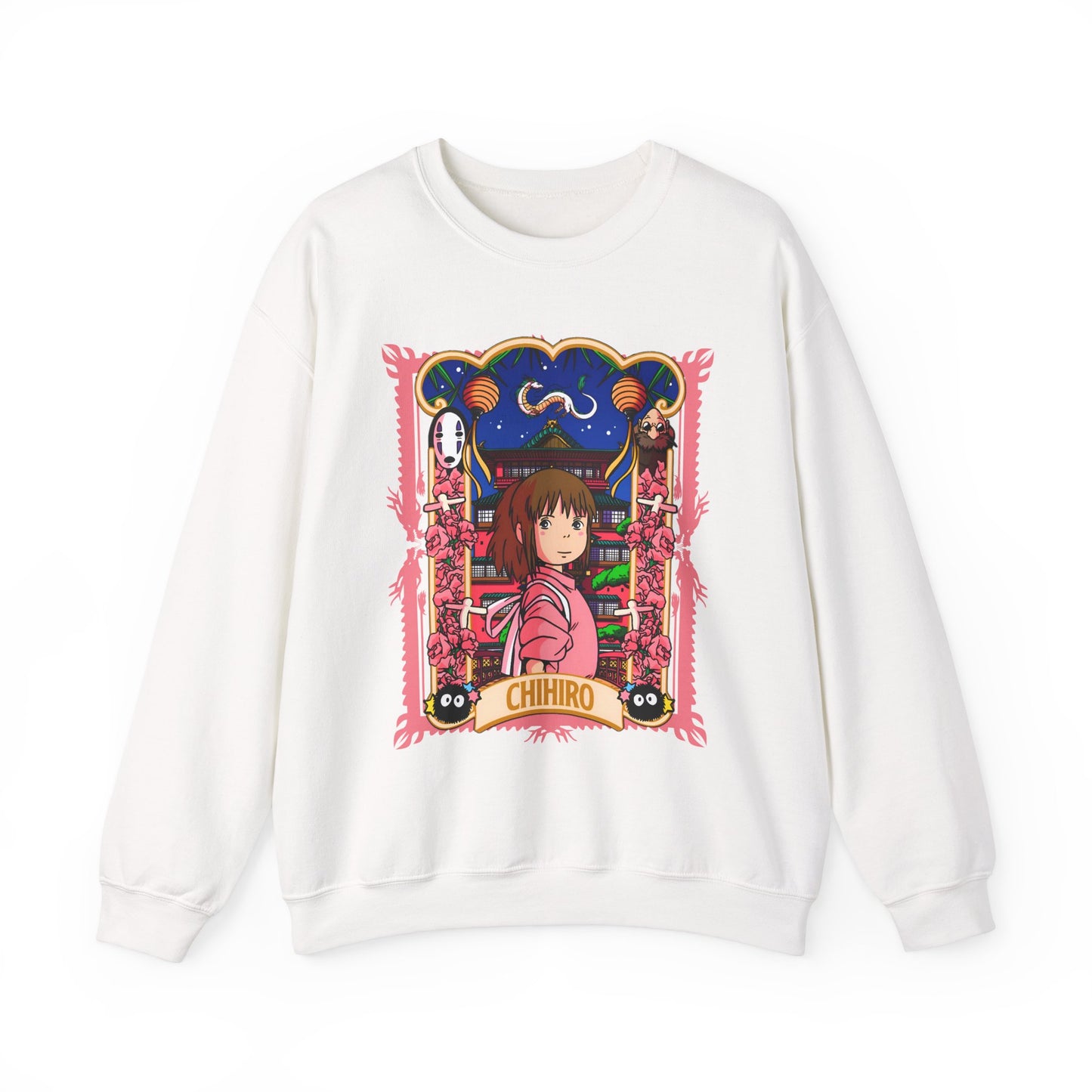 Spirited Away Chihiro Sweatshirt – 100% Cotton Studio Ghibli Pullover for Anime Fans