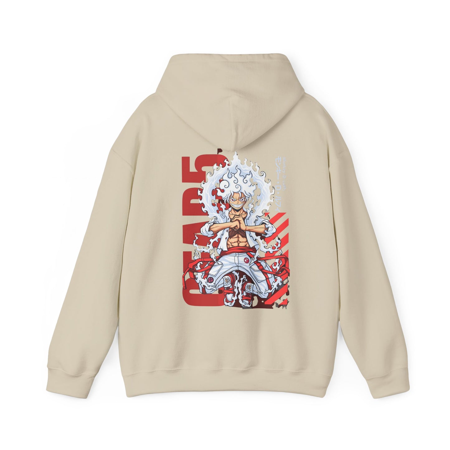 Monkey D. Luffy Back Print Hoodie – 100% Cotton One Piece Anime Streetwear