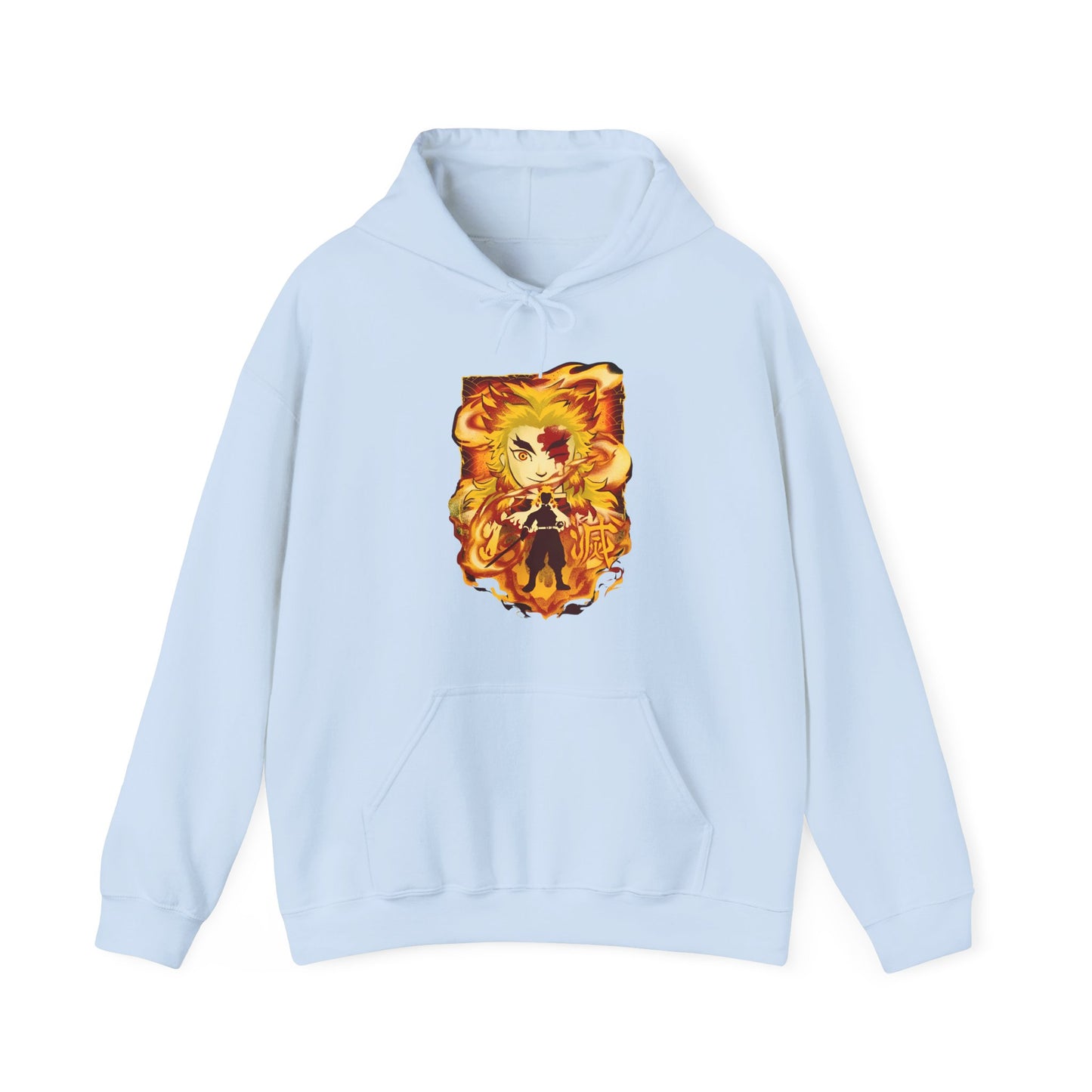 Kyojuro Rengoku Demon Slayer Hoodie – 100% Cotton Anime Hoodie for Flame Hashira Fans
